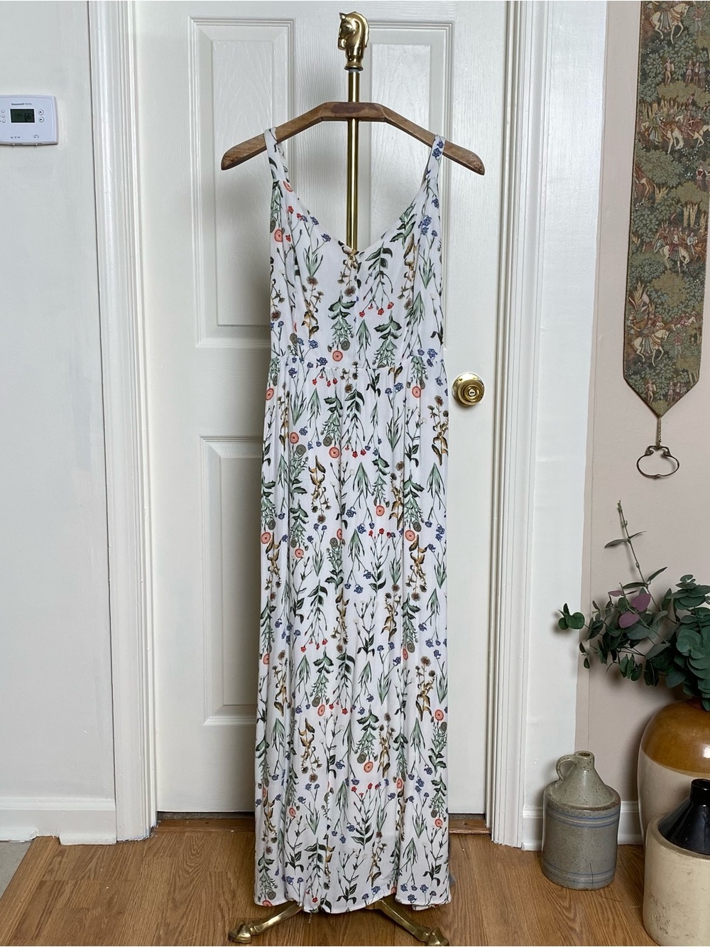 Tabitha Webb Floral Herb Garden Summer Maxi Dress